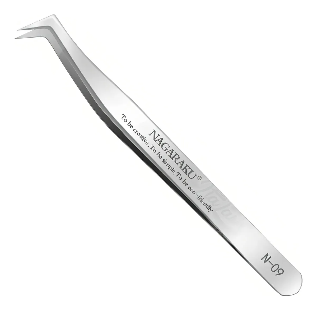 Pinça Nagaraku Curva N-09 Prata