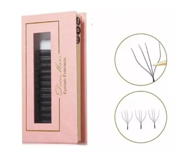 Cílios Decemars W4D Marrom Mix 8-14