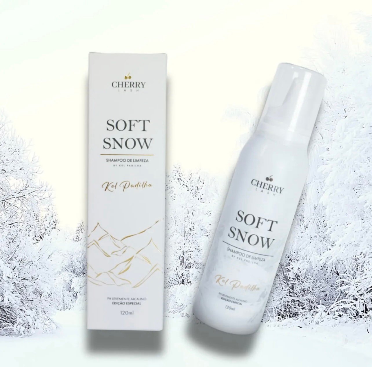 Espuma De Limpeza Cherry Soft Snow - 140ml